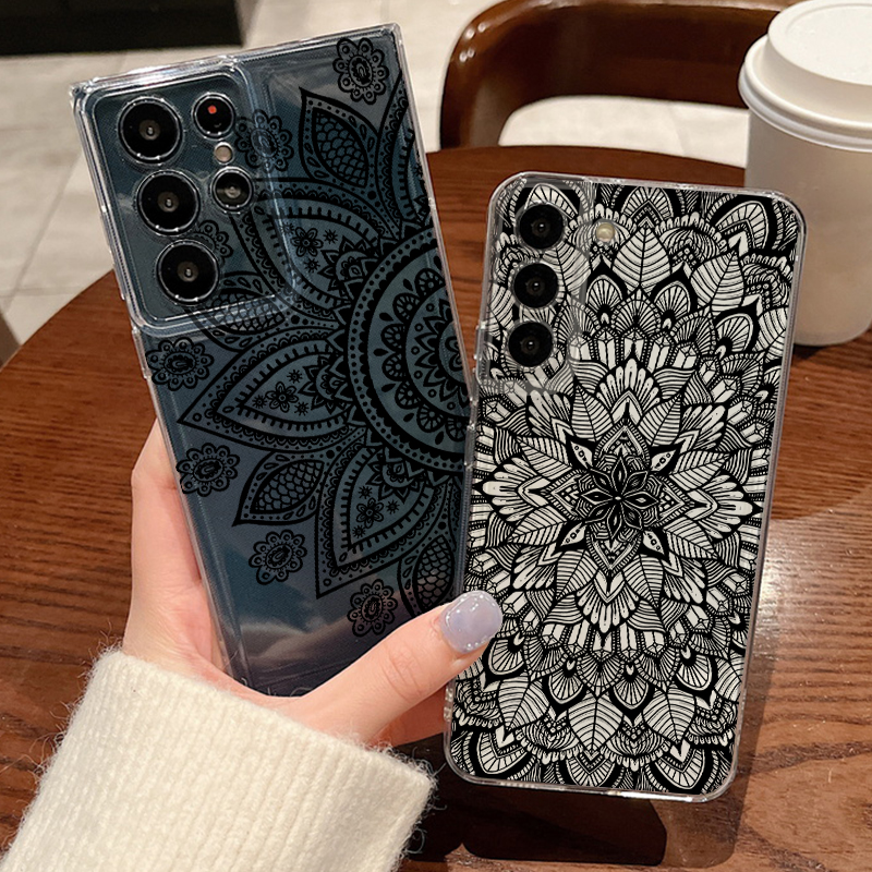 Phone Cases Galaxy S26 - Retro Mandala Flower Case For Samsung