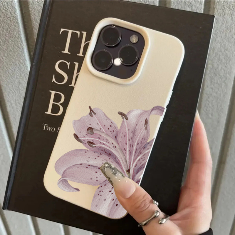 Phone Cases Mous - Purple Lily Flower Phone Case For