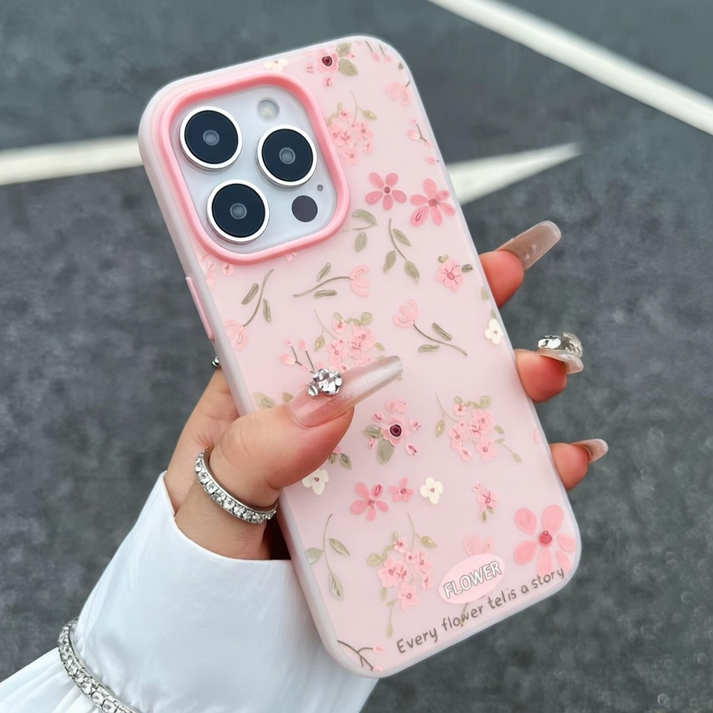 Phone Cases Galaxy S26 - Cute Sweet Pink Floral Candy Color