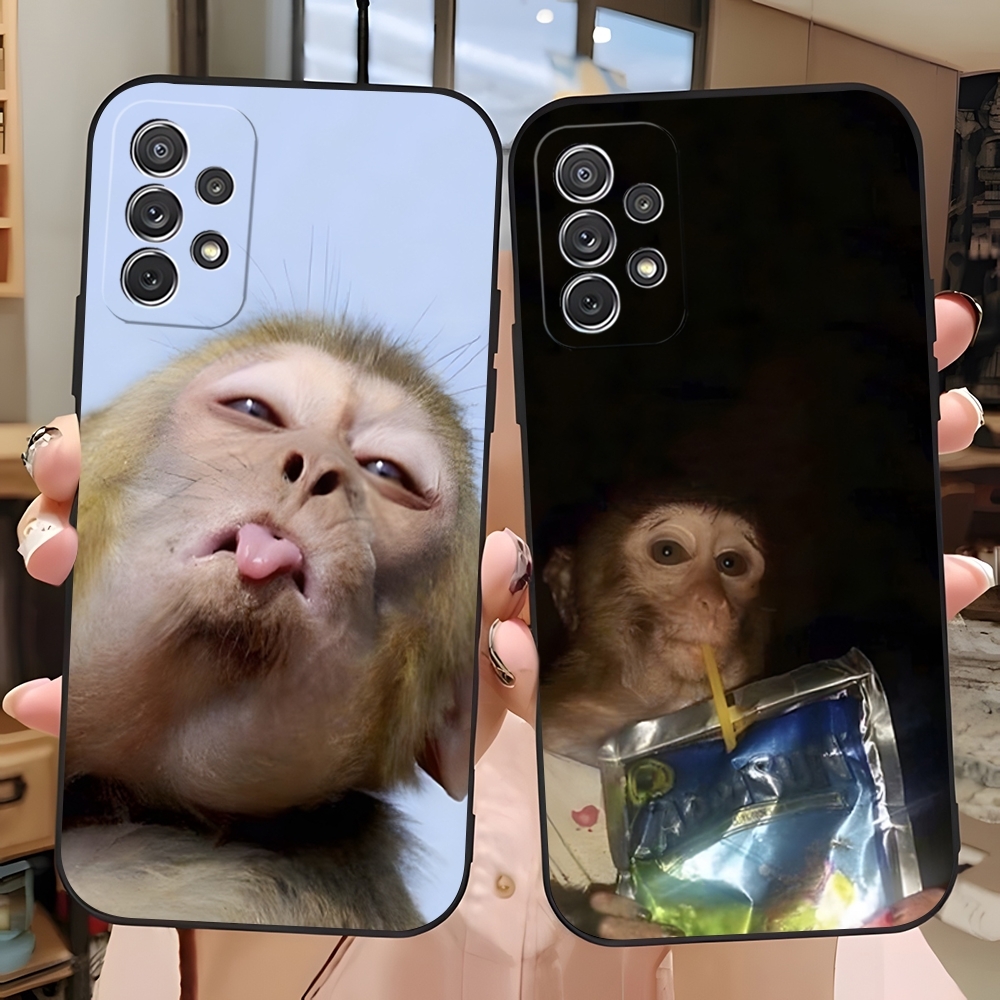 Phone Cases Burga - Monkey Sipping Caprisun Meme Phone Case