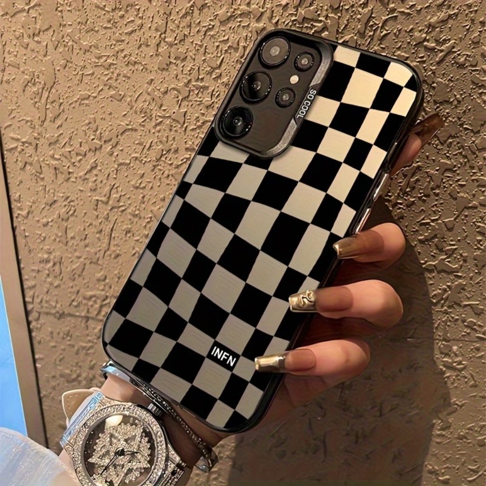 Phone Cases Galaxy S26 - Checkerboard Phone Case For Samsung Galaxy