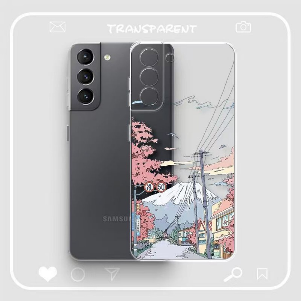 Phone Cases Galaxy S26 - Manga Painted Pattern Phone Case For