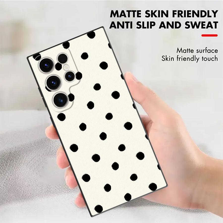 Retro Polka Dots Funda Phone C - Phone Cases For Samsung ulasan dan harga