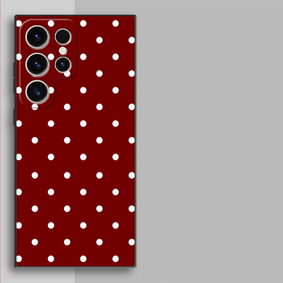 Retro Polka Dots Funda Phone C - Phone Cases For Samsung ulasan dan harga