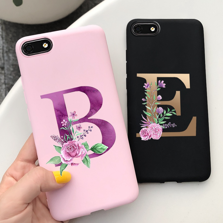 Alphabet Letter Flower Silicon - Phone Cases Burga ulasan dan harga