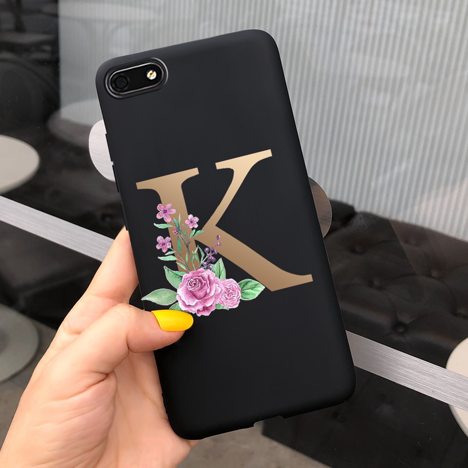 Alphabet Letter Flower Silicon - Phone Cases Burga ulasan dan harga