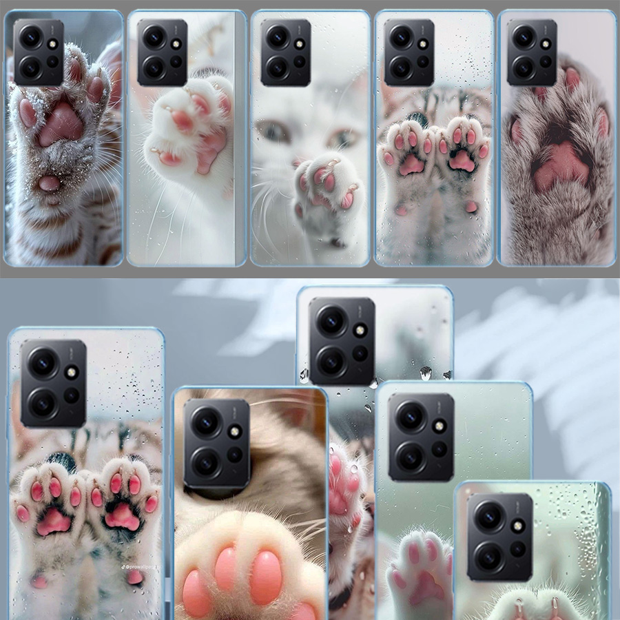 Pink Cat Hand Phone Case For R - Phone Cases Com ulasan dan harga