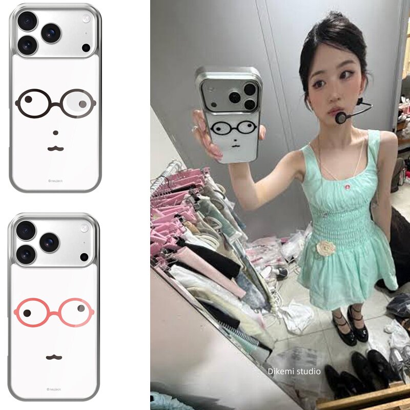 INS Korea Kawaii Cute Glasses  - Phone Cases Girls ulasan dan harga