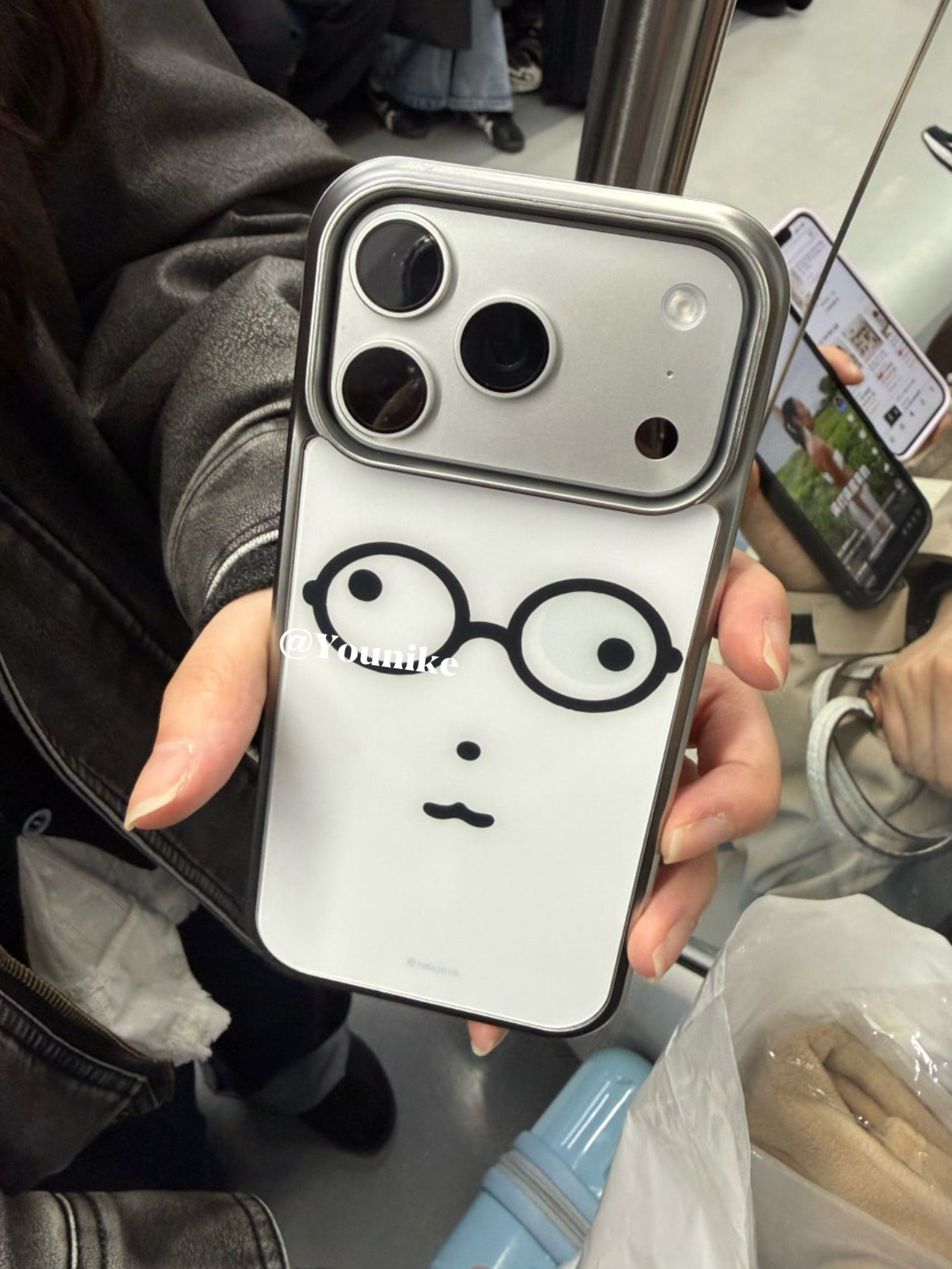 INS Korea Kawaii Cute Glasses  - Phone Cases Girls ulasan dan harga