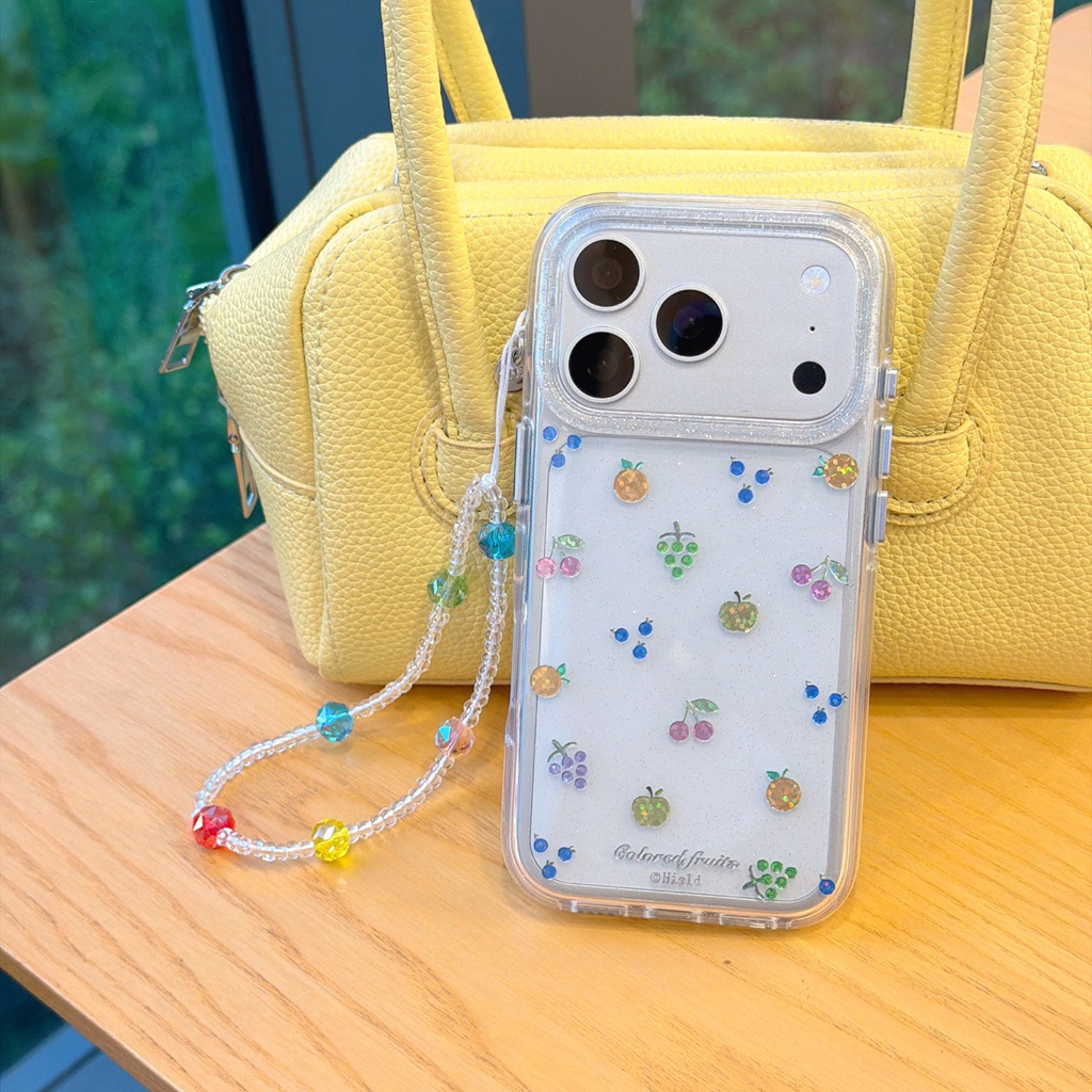 Summer Colorful Fruit Clear Gl - Glitter Shockproof Case ulasan dan harga