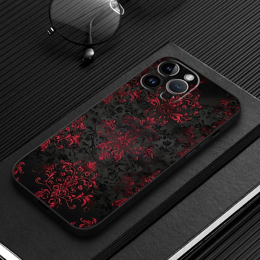 Black And Red Sexy Lace Phone  - Phone Cases Mous ulasan dan harga