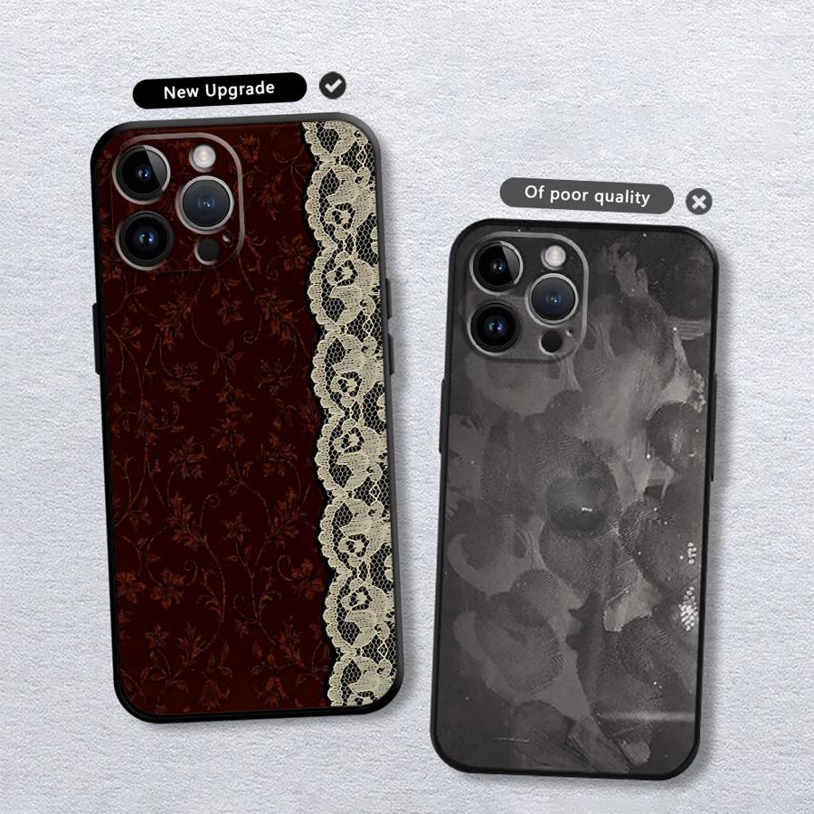 Black And Red Sexy Lace Phone  - Phone Cases Mous ulasan dan harga