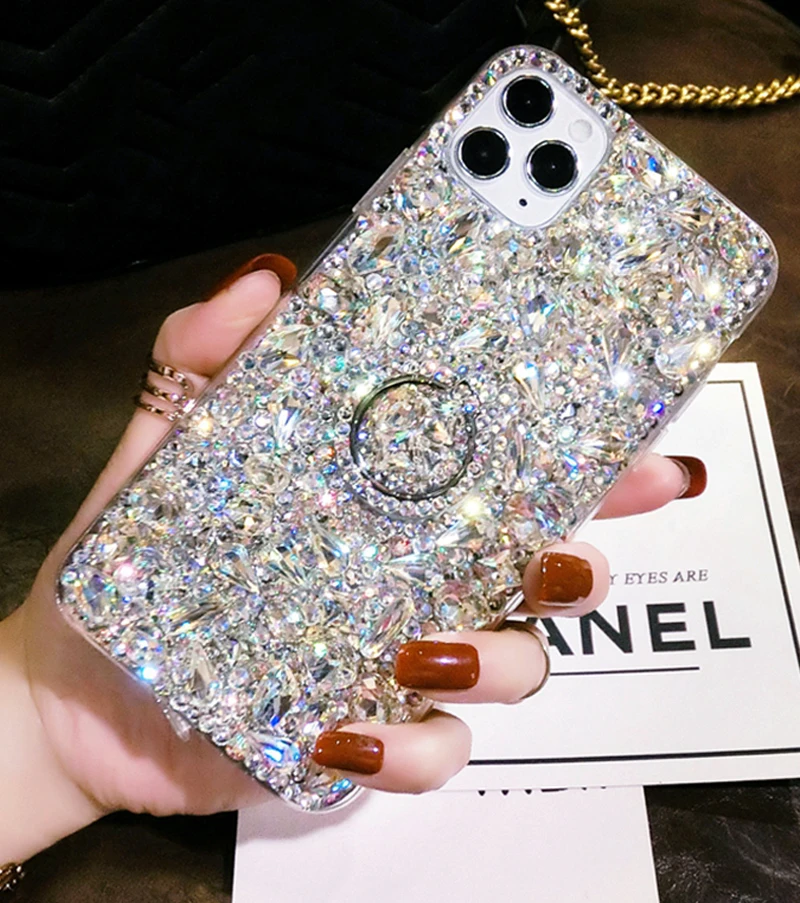 Luxury Fashion Rhinestone Colo - Phone Cases Burga ulasan dan harga