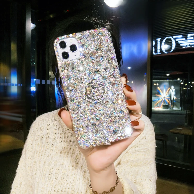 Luxury Fashion Rhinestone Colo - Phone Cases Burga ulasan dan harga