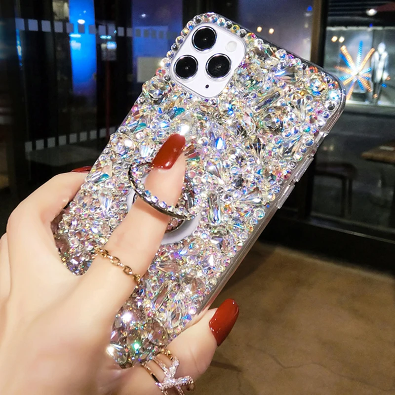 Luxury Fashion Rhinestone Colo - Phone Cases Burga ulasan dan harga