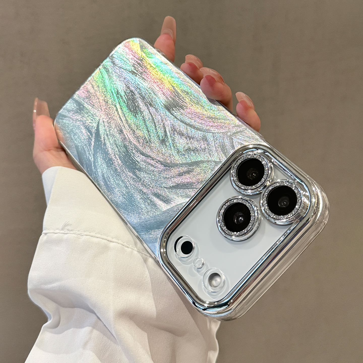 Luxury Glitter Laser Phone Cas - Glitter Shockproof Case ulasan dan harga