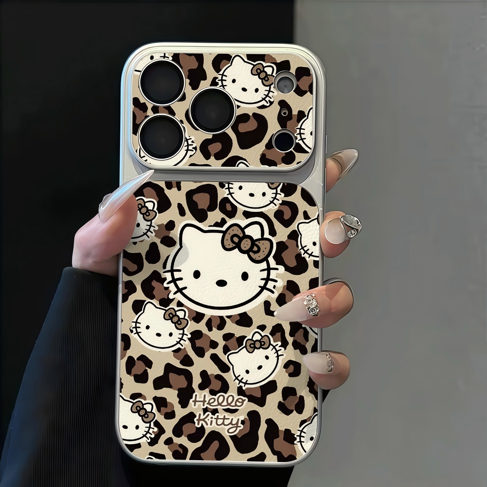 Leopard Print Hello Kitty Phon - Phone Cases Leopard Print ulasan dan harga