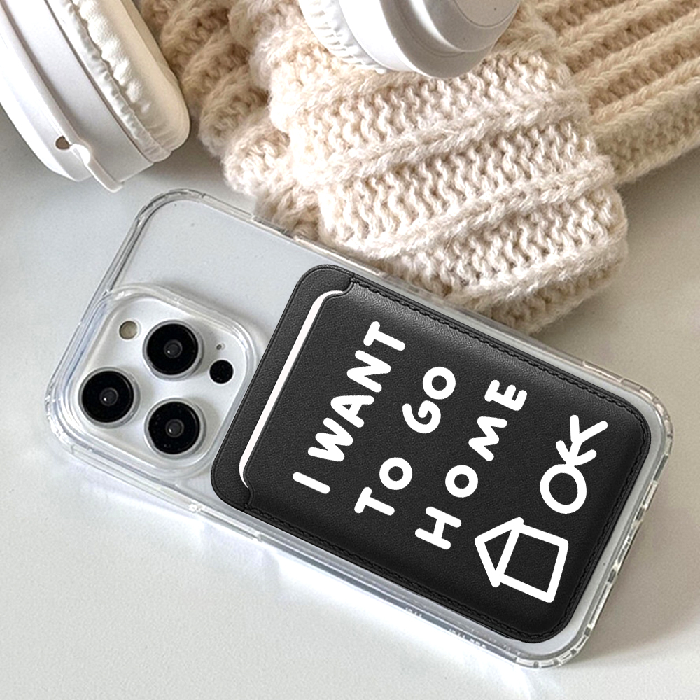 Leather Card Wallet Cover Magn - Card Holder Slim Case ulasan dan harga