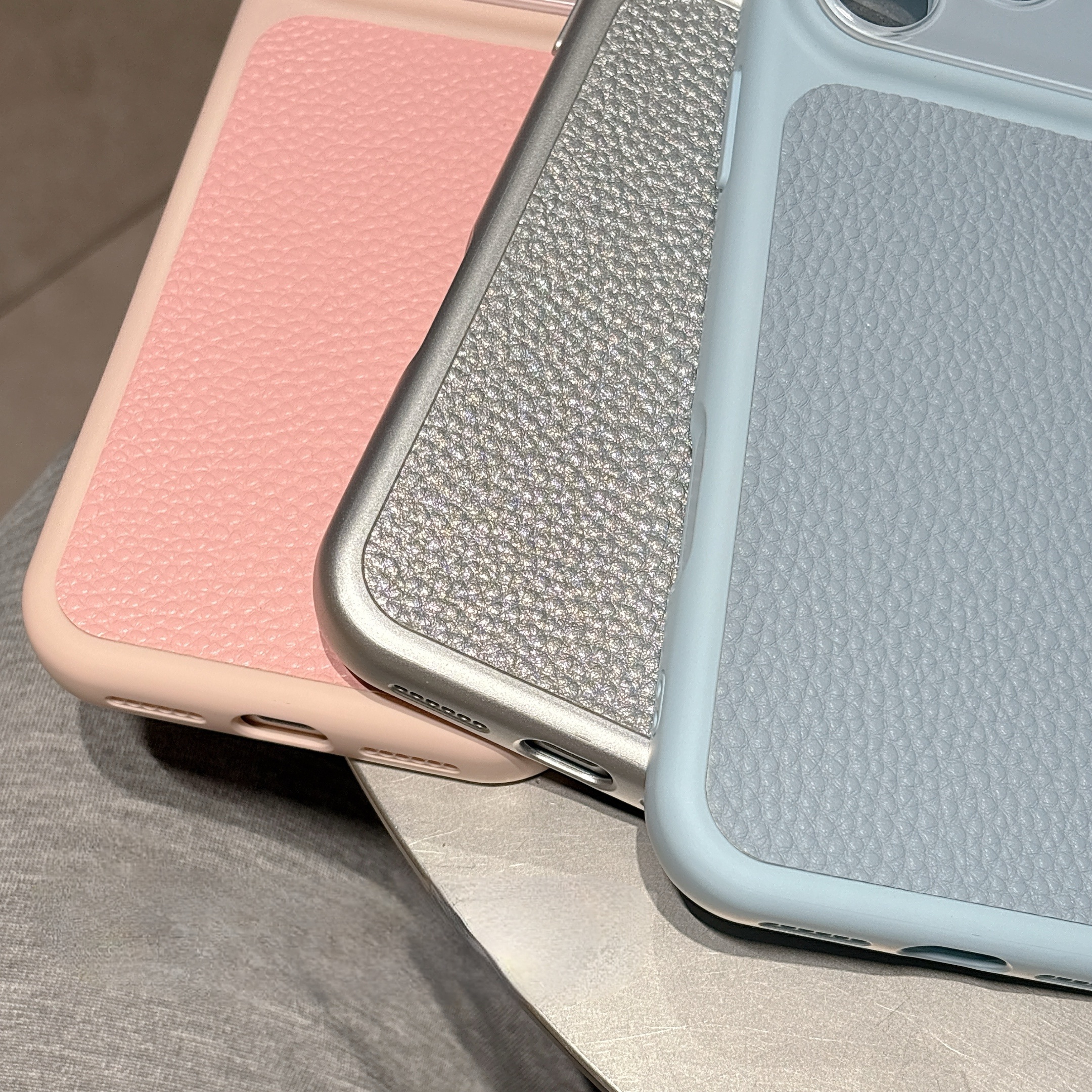 Luxury Lychee Grain Leather Te - Camera Lens Protector ulasan dan harga