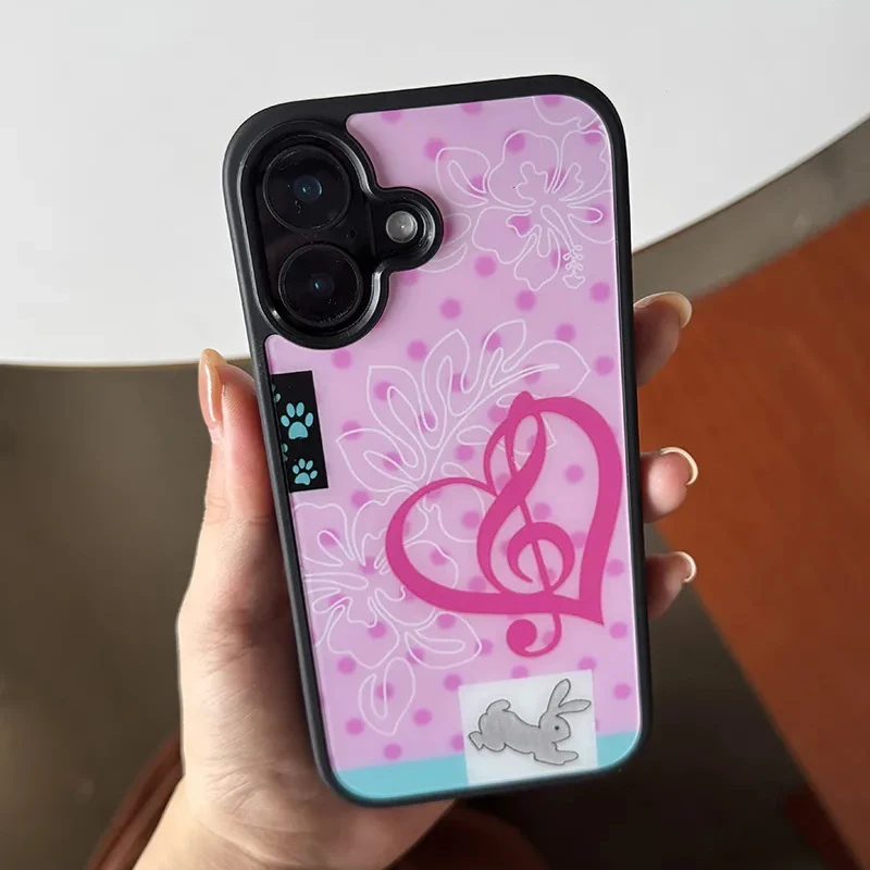 Fashion Cute Girl Pink Rabbit  - Phone Cases Girls ulasan dan harga