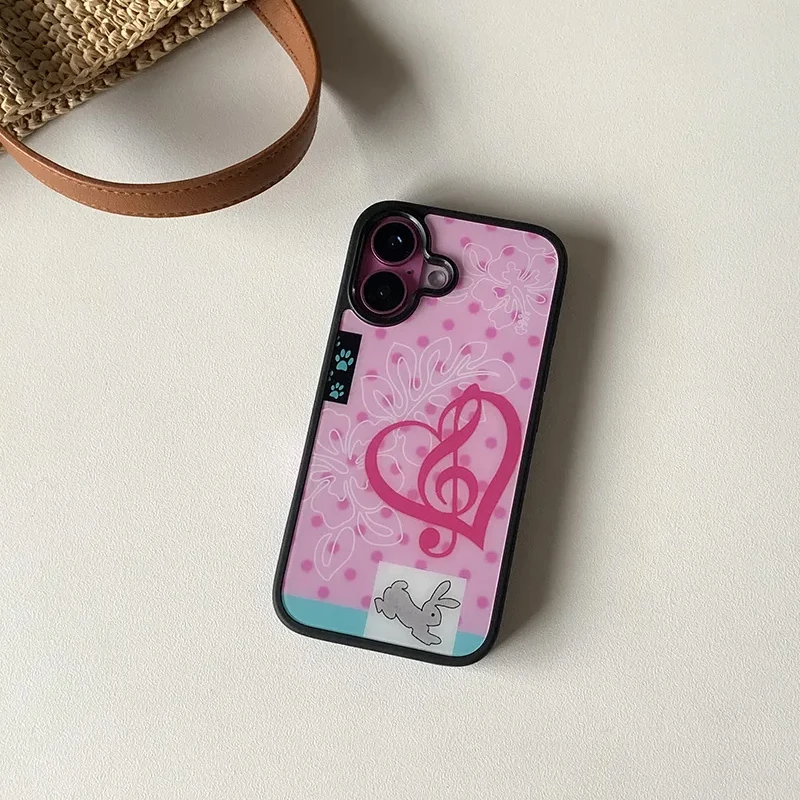 Fashion Cute Girl Pink Rabbit  - Phone Cases Girls ulasan dan harga