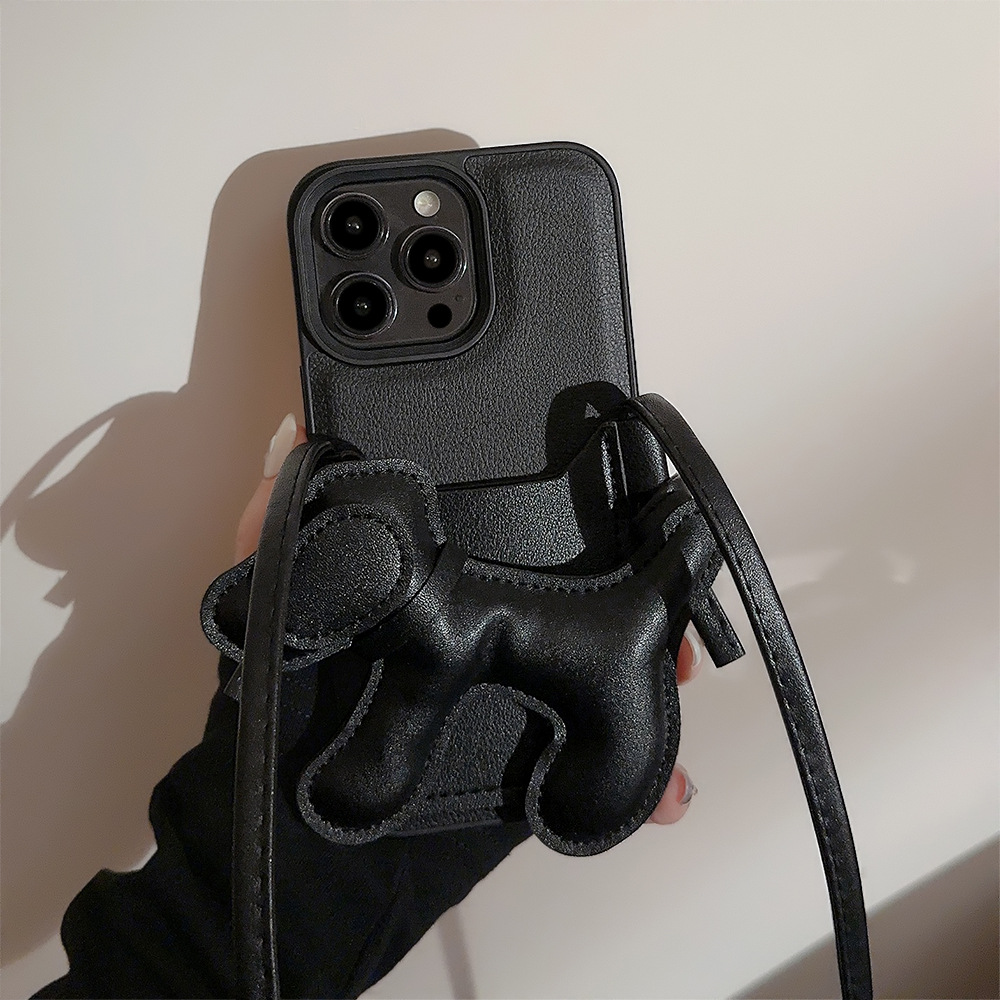 Korean Black Crossbody Lanyard - Phone Cases Diy ulasan dan harga