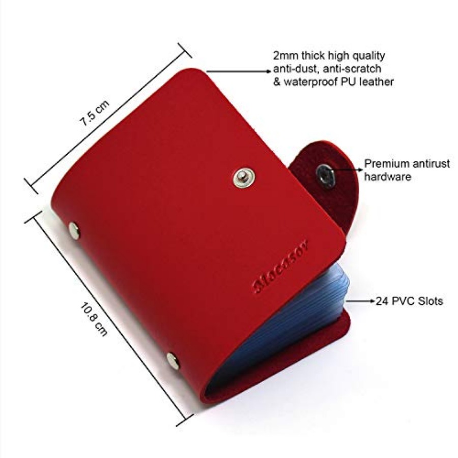 Soft Leather Cit Card Holder f - Card Holder Slim Case ulasan dan harga