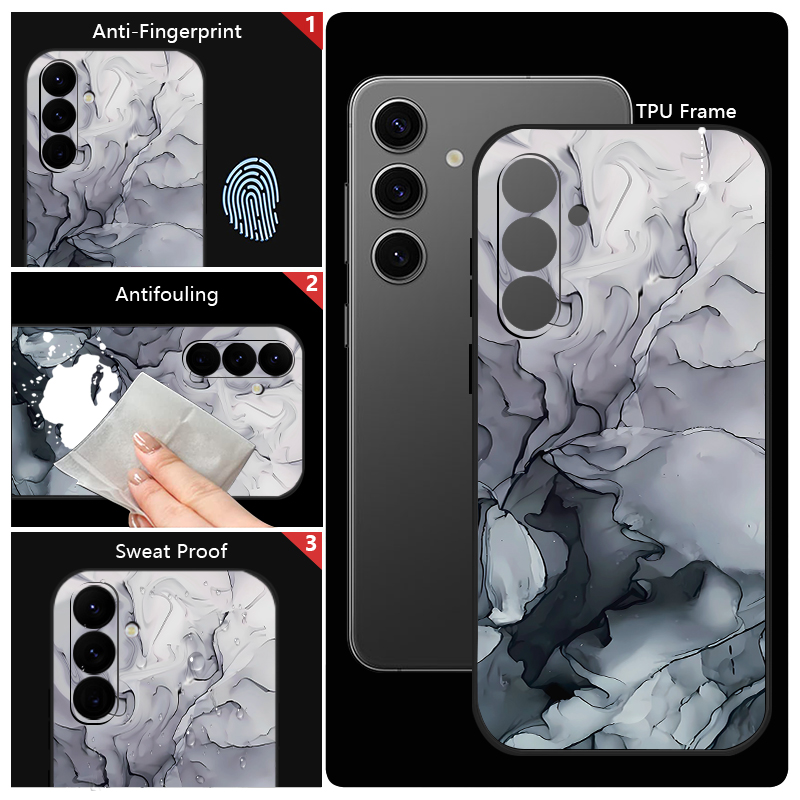 Colorful Marble Case For Samsu - Phone Cases Burga ulasan dan harga