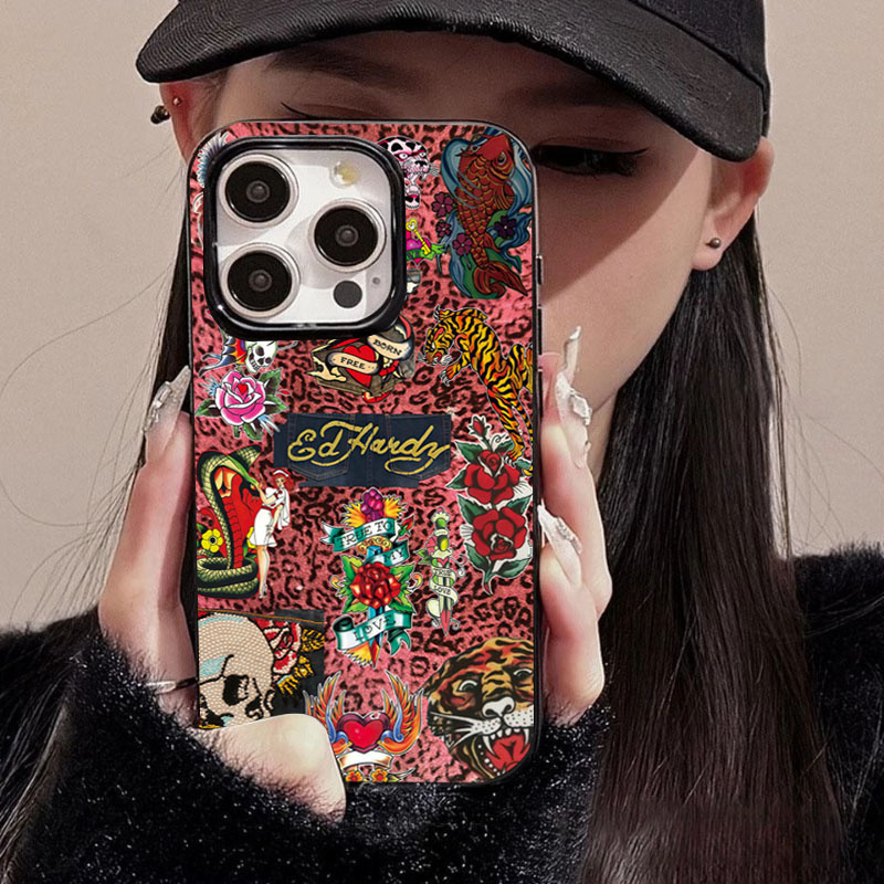 Leopard Print Skull Snake Tige - Phone Cases Leopard Print ulasan dan harga