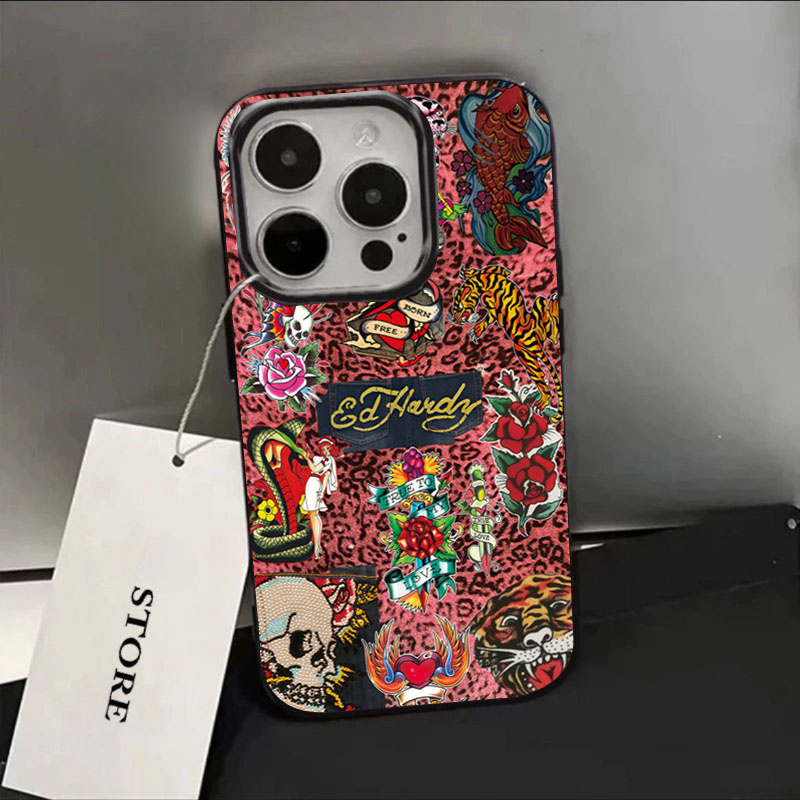 Leopard Print Skull Snake Tige - Phone Cases Leopard Print ulasan dan harga
