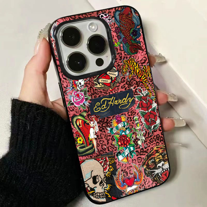 Leopard Print Skull Snake Tige - Phone Cases Leopard Print ulasan dan harga