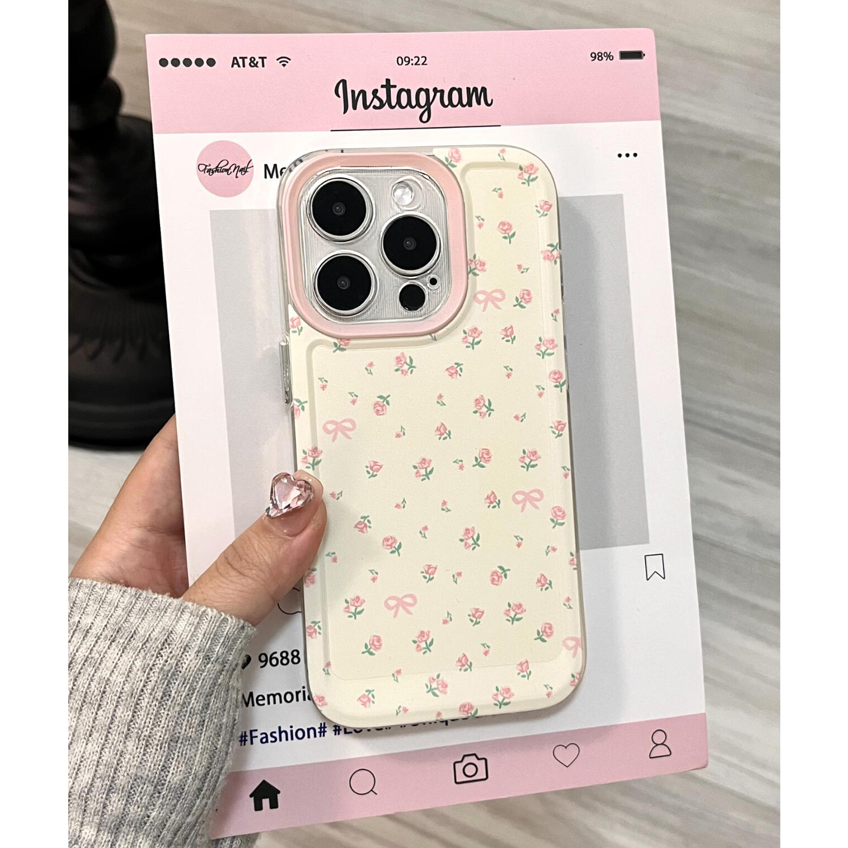 Floral Rose Korean Ins Gentle  - Phone Cases Girls ulasan dan harga