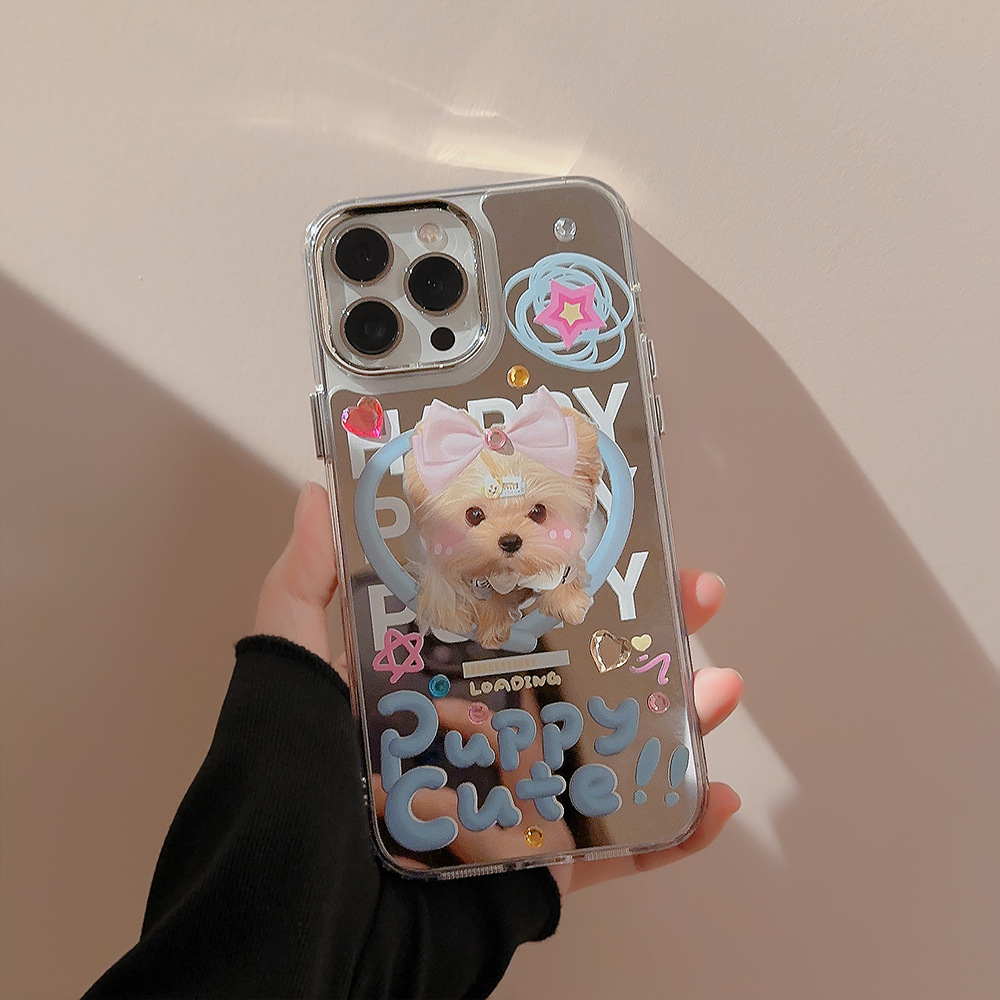 Cute Cartoon Puppy DIY Diamond - Phone Cases Diy ulasan dan harga