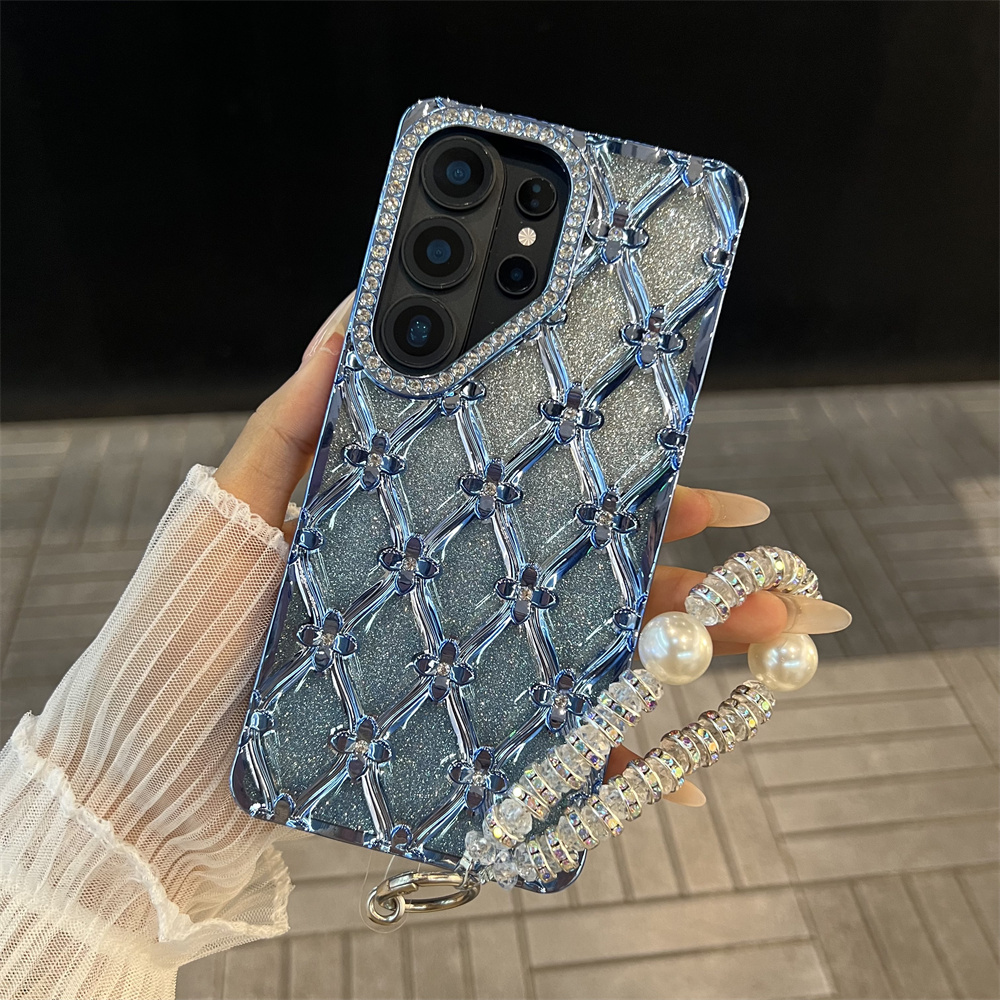 Luxury Plating Flower Glitter  - Glitter Shockproof Case ulasan dan harga