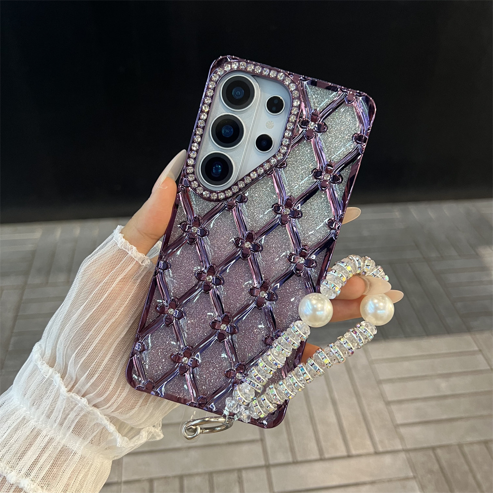 Luxury Plating Flower Glitter  - Glitter Shockproof Case ulasan dan harga