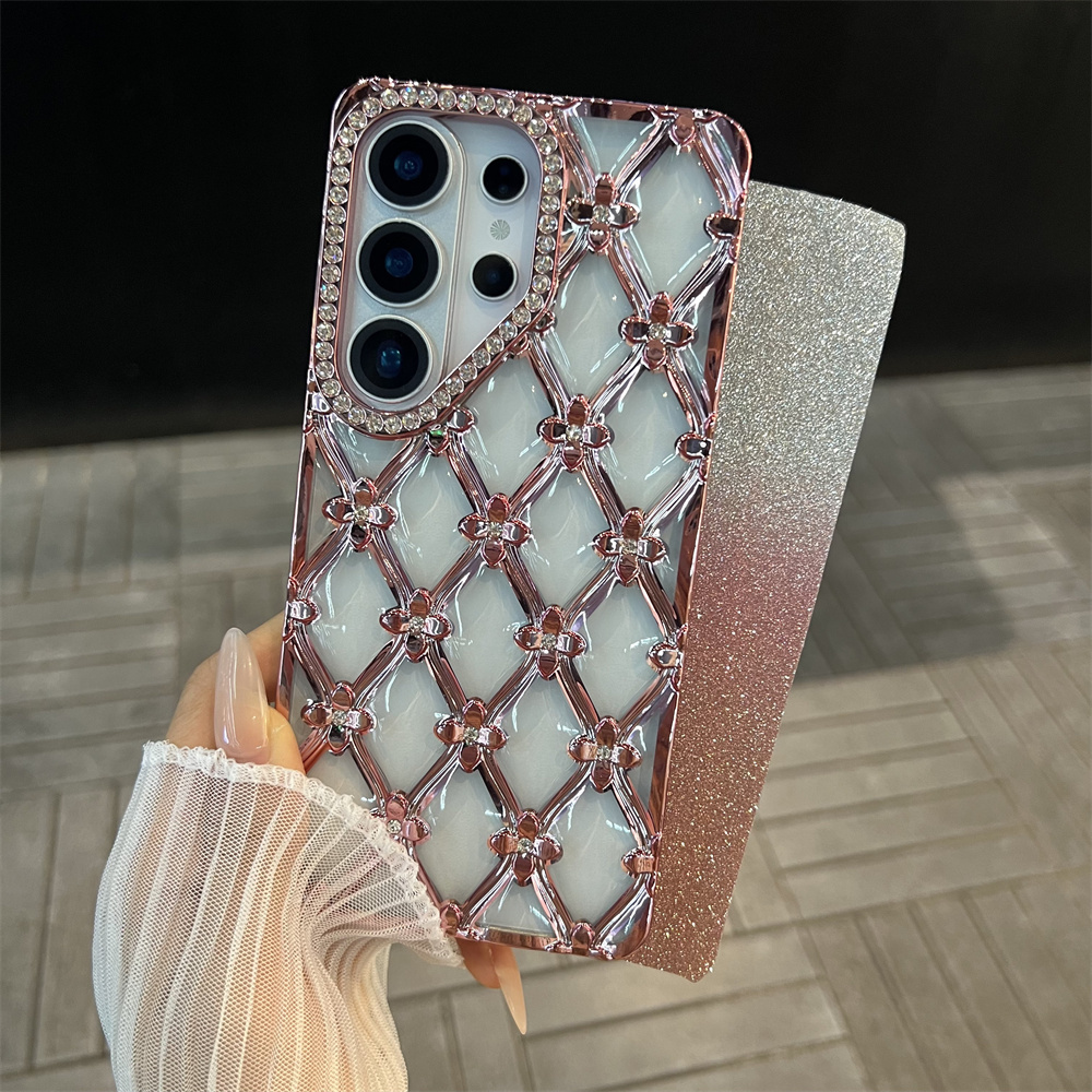 Luxury Plating Flower Glitter  - Glitter Shockproof Case ulasan dan harga
