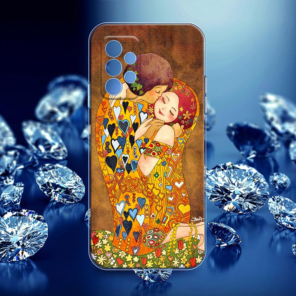 Kiss by Gustav Klimt Golden Fr - Phone Cases Burga ulasan dan harga