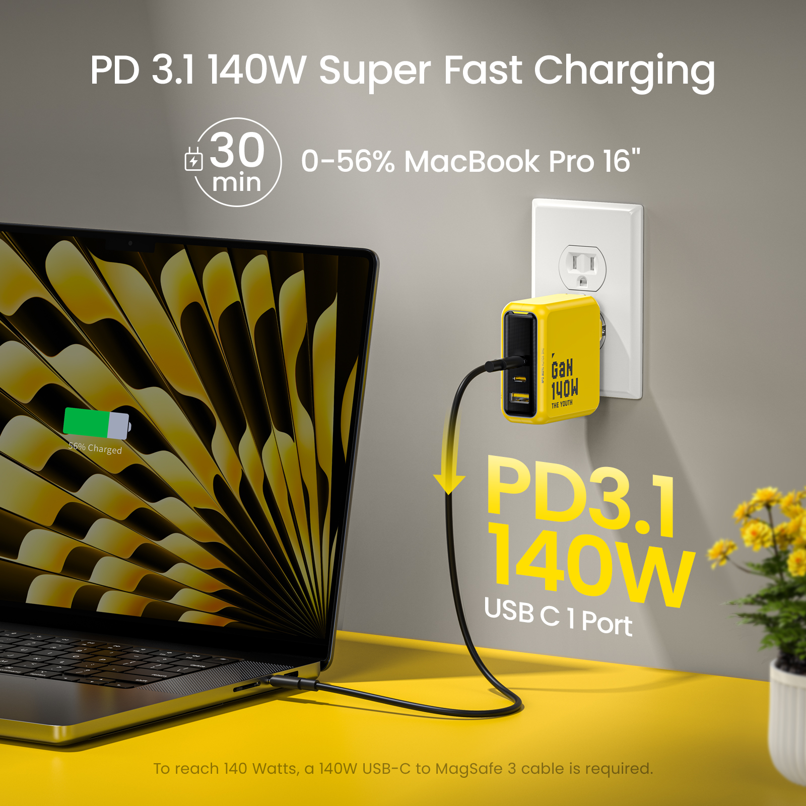 AOHI Youth 140W GaN Charger PD - Phone Cases Quick Delivery ulasan dan harga