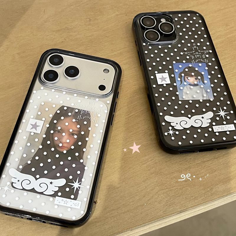 Ins Korean Girl Polka Dots Win - Phone Cases Girls ulasan dan harga