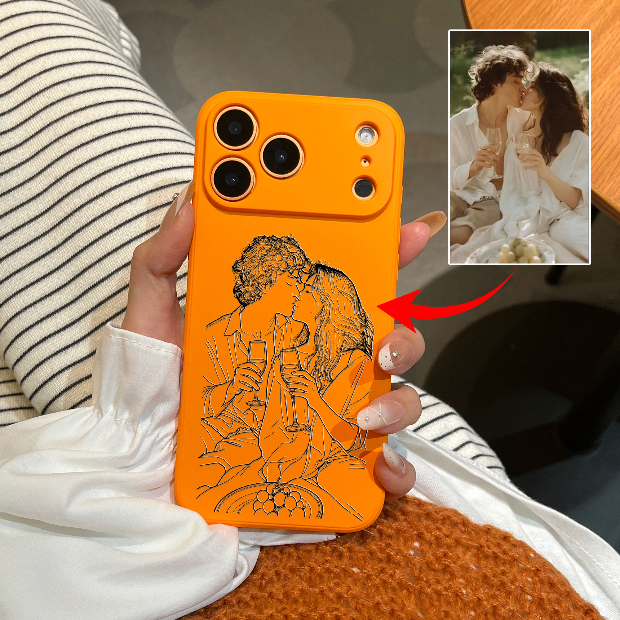 Personalized Custom Sketch Dra - Phone Cases Personalised ulasan dan harga
