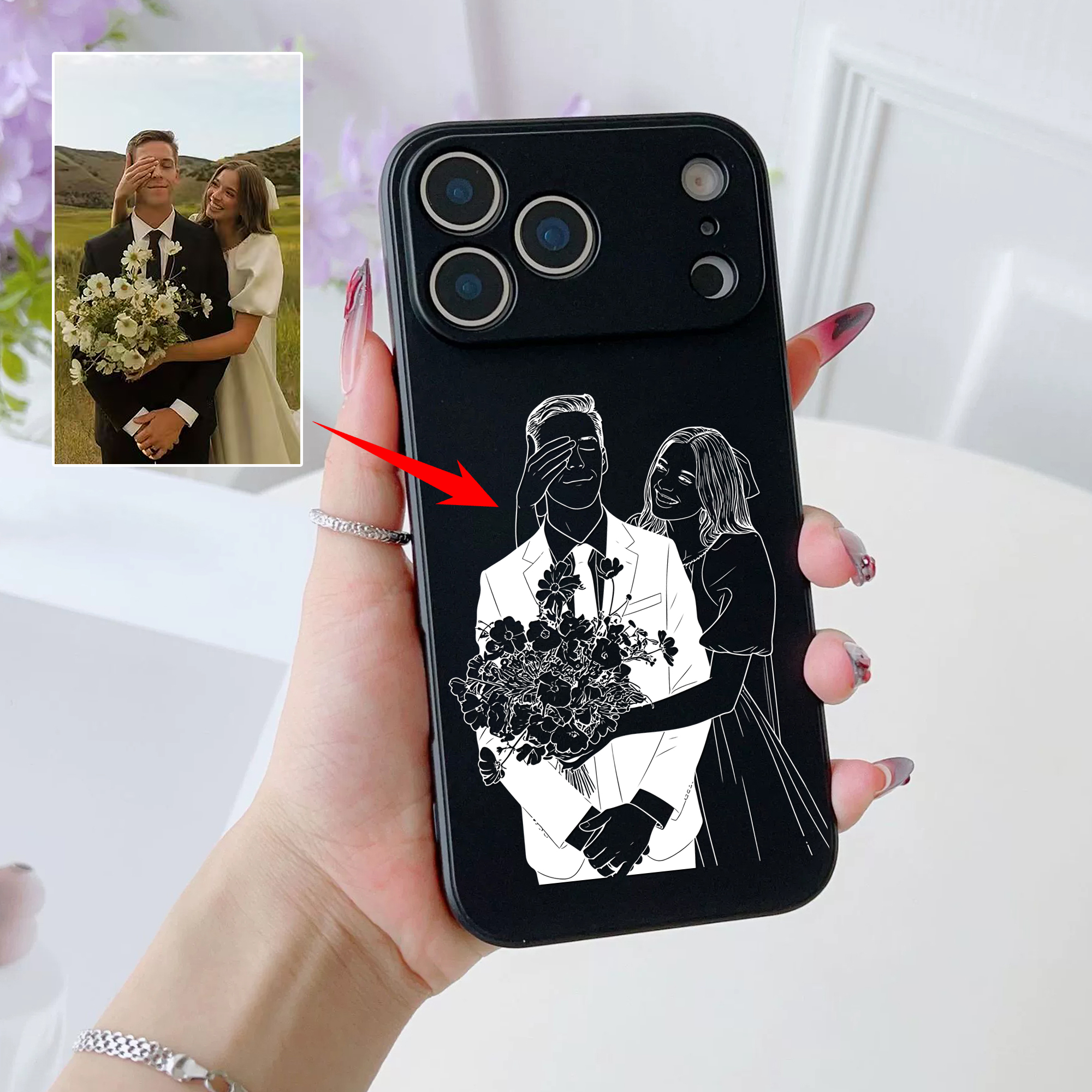 Personalized Custom Sketch Dra - Phone Cases Personalised ulasan dan harga