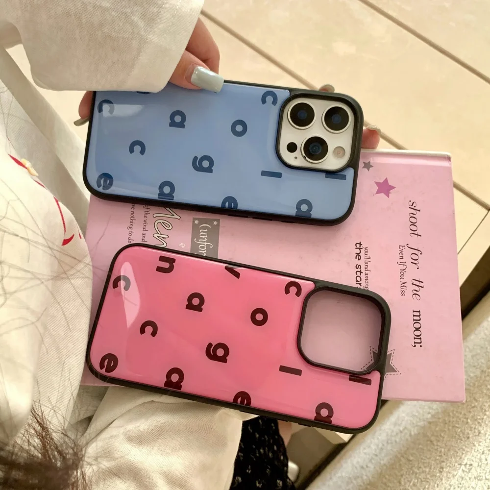 Ins Pure Color Simplicity Engl - Phone Cases For Samsung ulasan dan harga