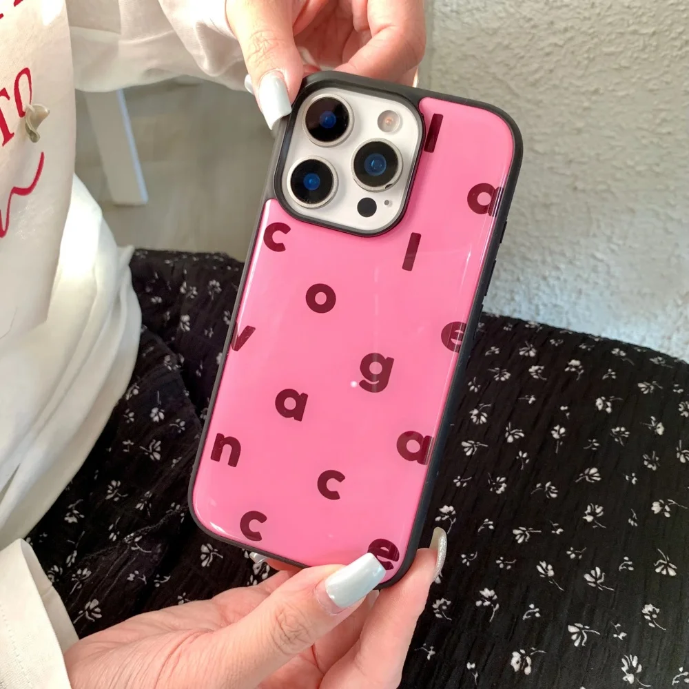 Ins Pure Color Simplicity Engl - Phone Cases For Samsung ulasan dan harga