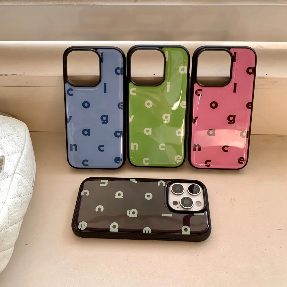Ins Pure Color Simplicity Engl - Phone Cases For Samsung ulasan dan harga