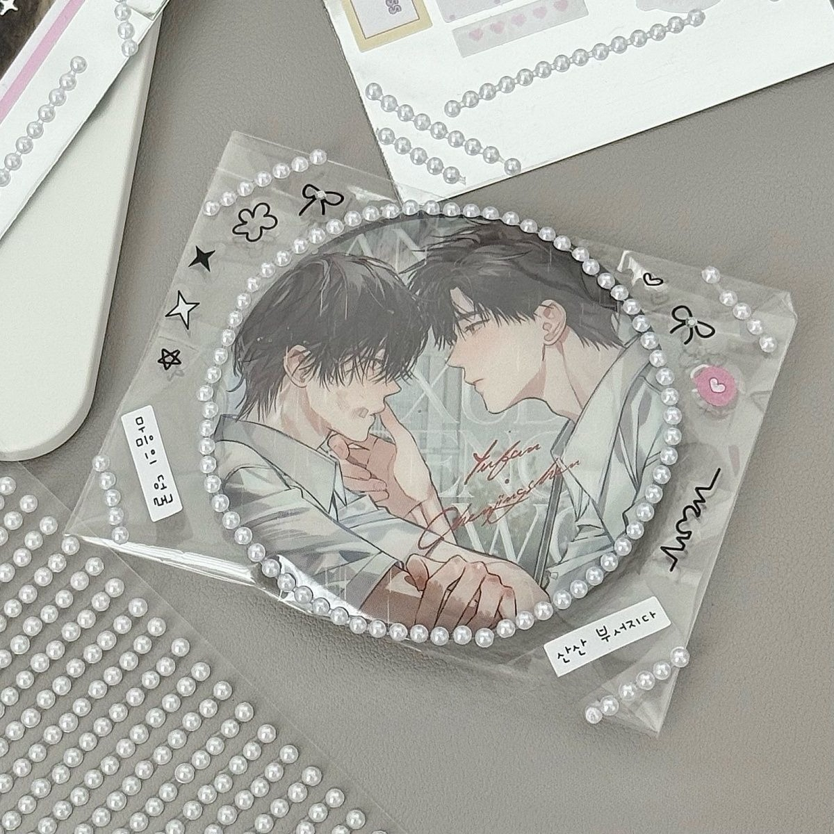 Sparkly Diamond Pearl Stickers - Phone Cases Cool Girl ulasan dan harga
