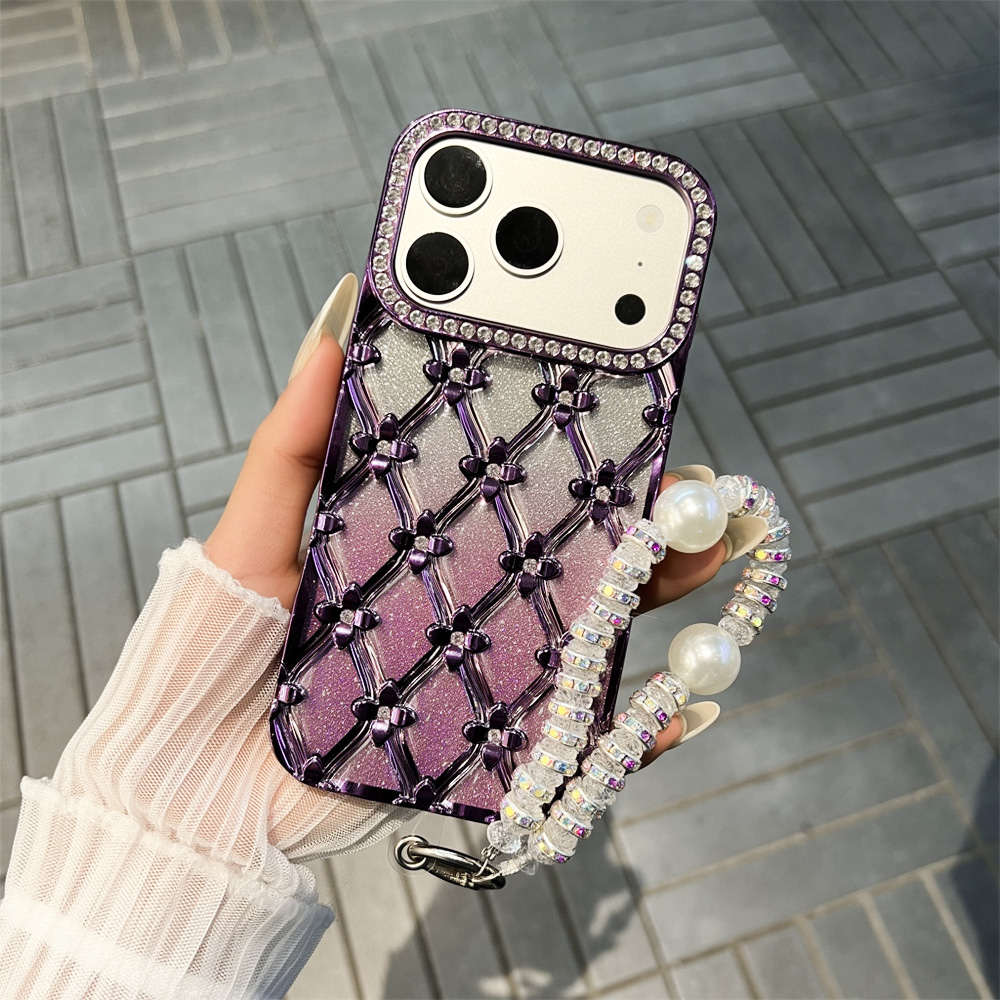 Glitter Diamond Quilted Lanyar - Glitter Shockproof Case ulasan dan harga