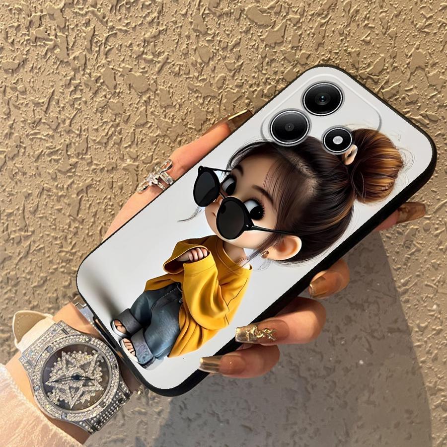 Cartoon Girl Pattern Funda Pho - Phone Cases Girls ulasan dan harga