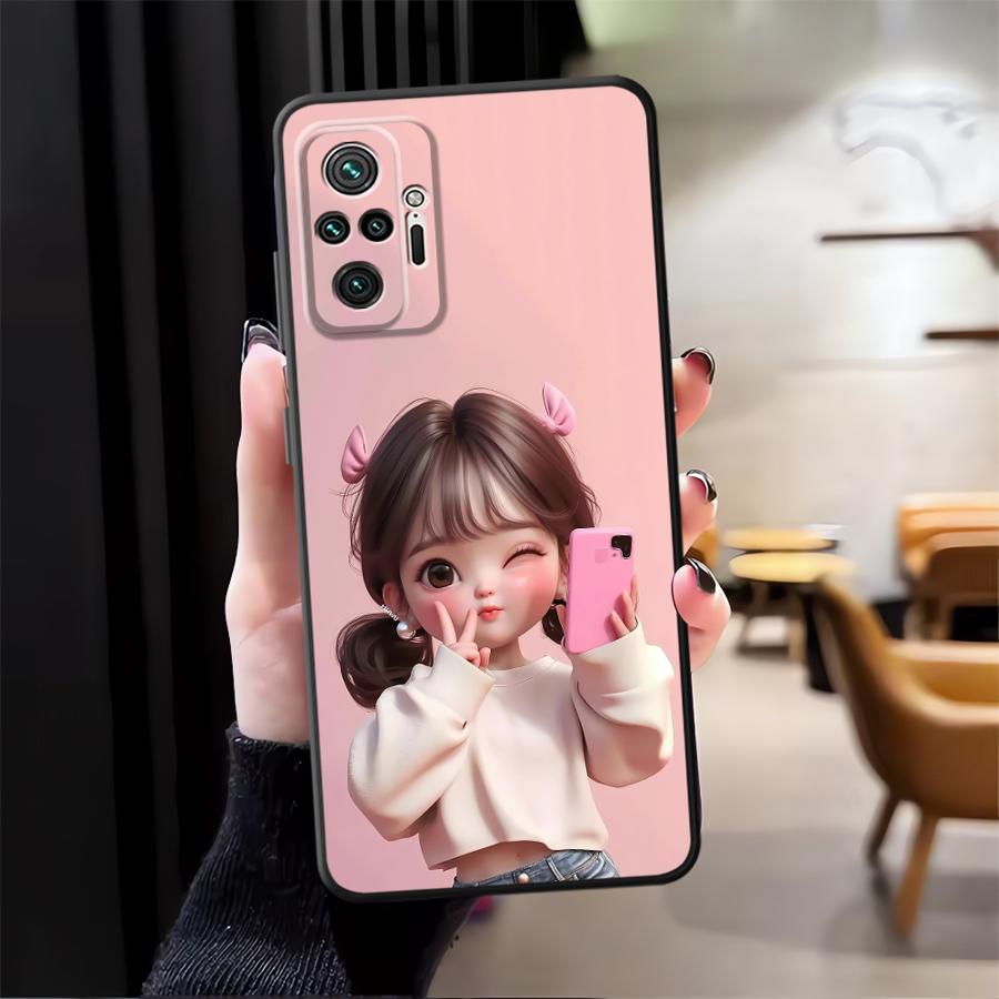 Cartoon Girl Pattern Funda Pho - Phone Cases Girls ulasan dan harga