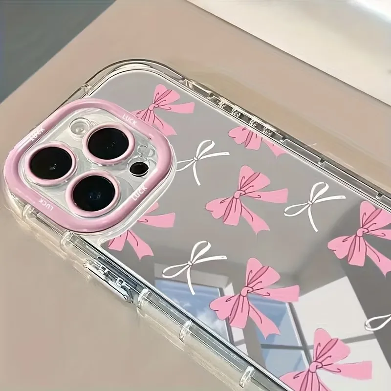 Simple Blue Pink Bow Girl Cute - Phone Cases Girls ulasan dan harga