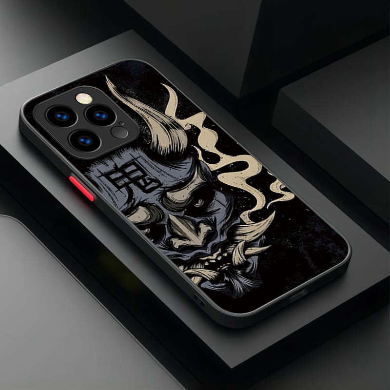 Samurai Hannya Mask Ghost Prin - Phone Cases Mous ulasan dan harga